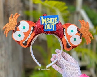 Inside out Anxiety Mickey ears | Anxiety Envy Joy Sadness Embarrassment Anger | Core Memory Headband Loungefly inspired Mickey Ears Headband