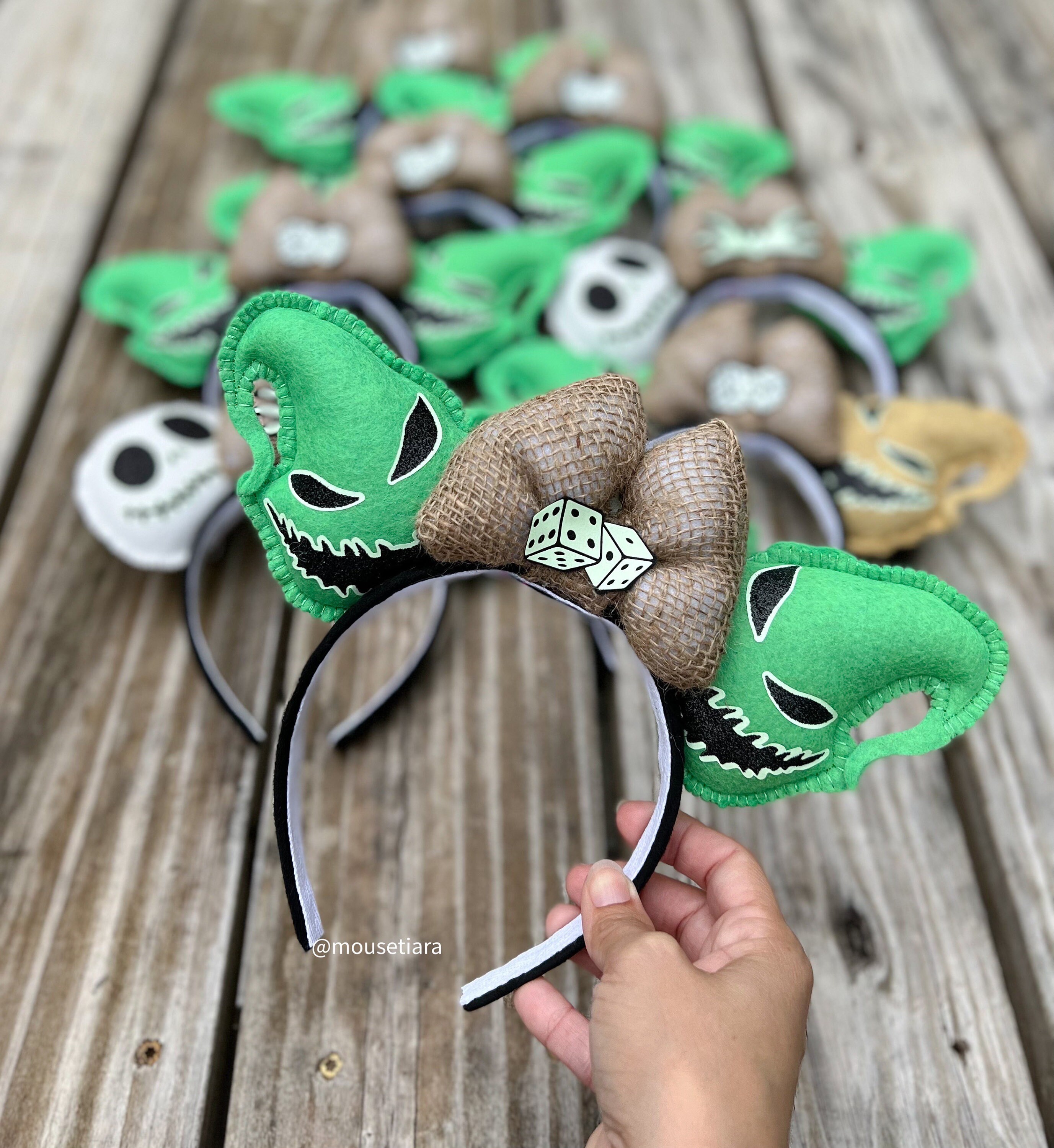 Disney ears/The nightmare before Christmas/ jack skellinton/oogie boogie/zero. PHOTOS: New Nightmare Before Christmas Themed Ear Headbands  main image 2