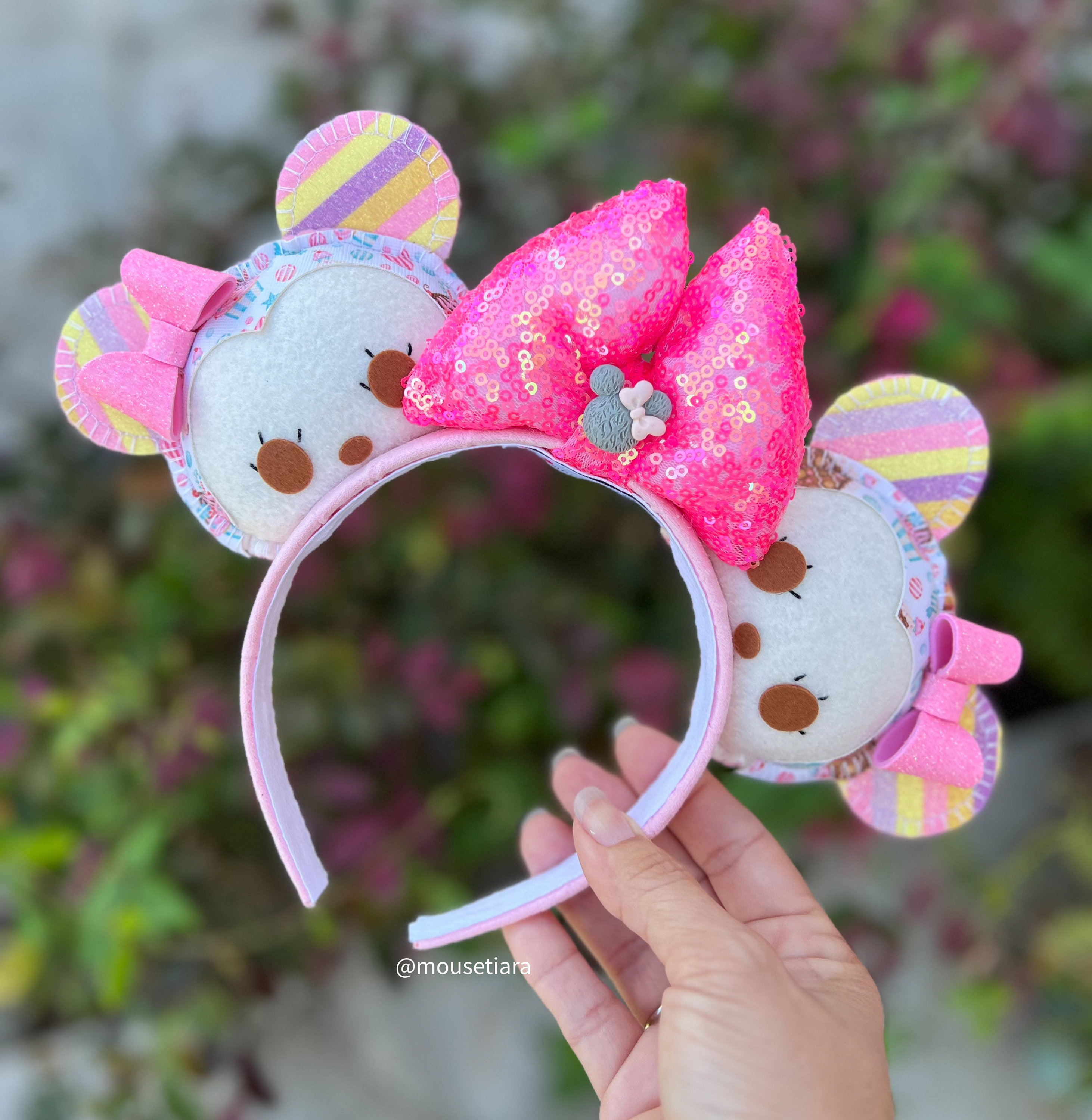 Princess Jasmine Minnie Inspired Ears Headband with Tsum
Tsum Mickey Ears Minnie Ear Pink Headband Tsum Tsum Ufufy Disney  main image 4