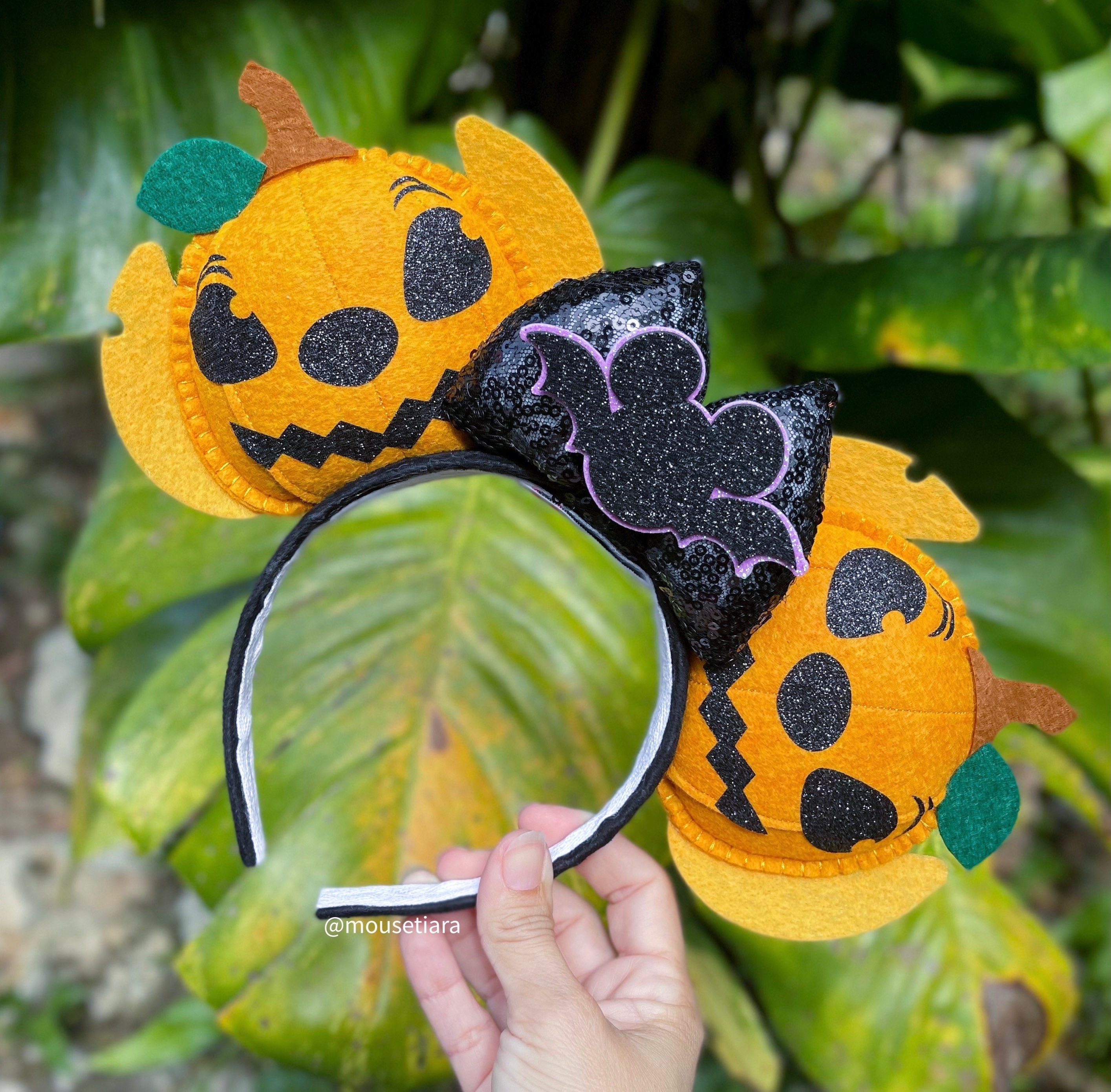 Disney Halloween Mickey Pumpkin Ears Headband NWT Disney Parks Light-up Mickey Mouse Halloween | Mercari main image 2