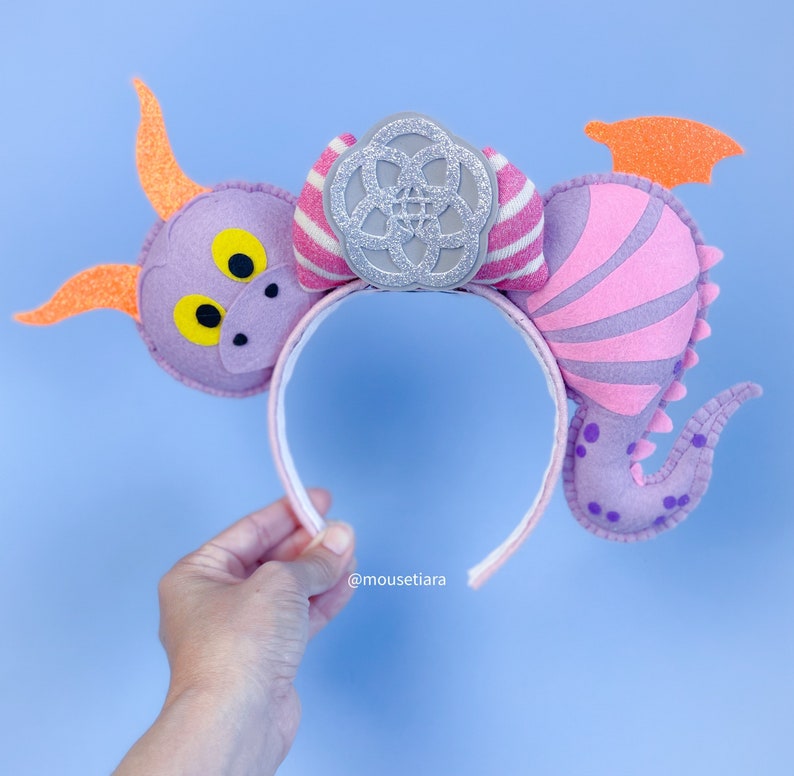 Figment Ears Epcot Imagination Mickey Mouse Ears Headband Tsum Etsy