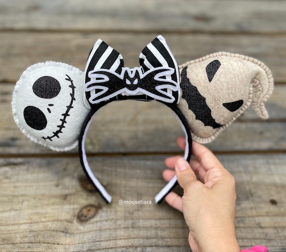 Halloween Ears Mickey Ears Nightmare Before Christmas Jack 