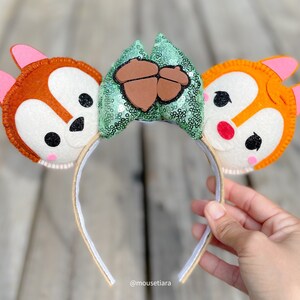 Mickey Ears Cozy Chip and Dale Mickey Ears Tsum Tsum Ufufy Disney | Graduation Gifts for Her or Him   Graduation Ears Gift