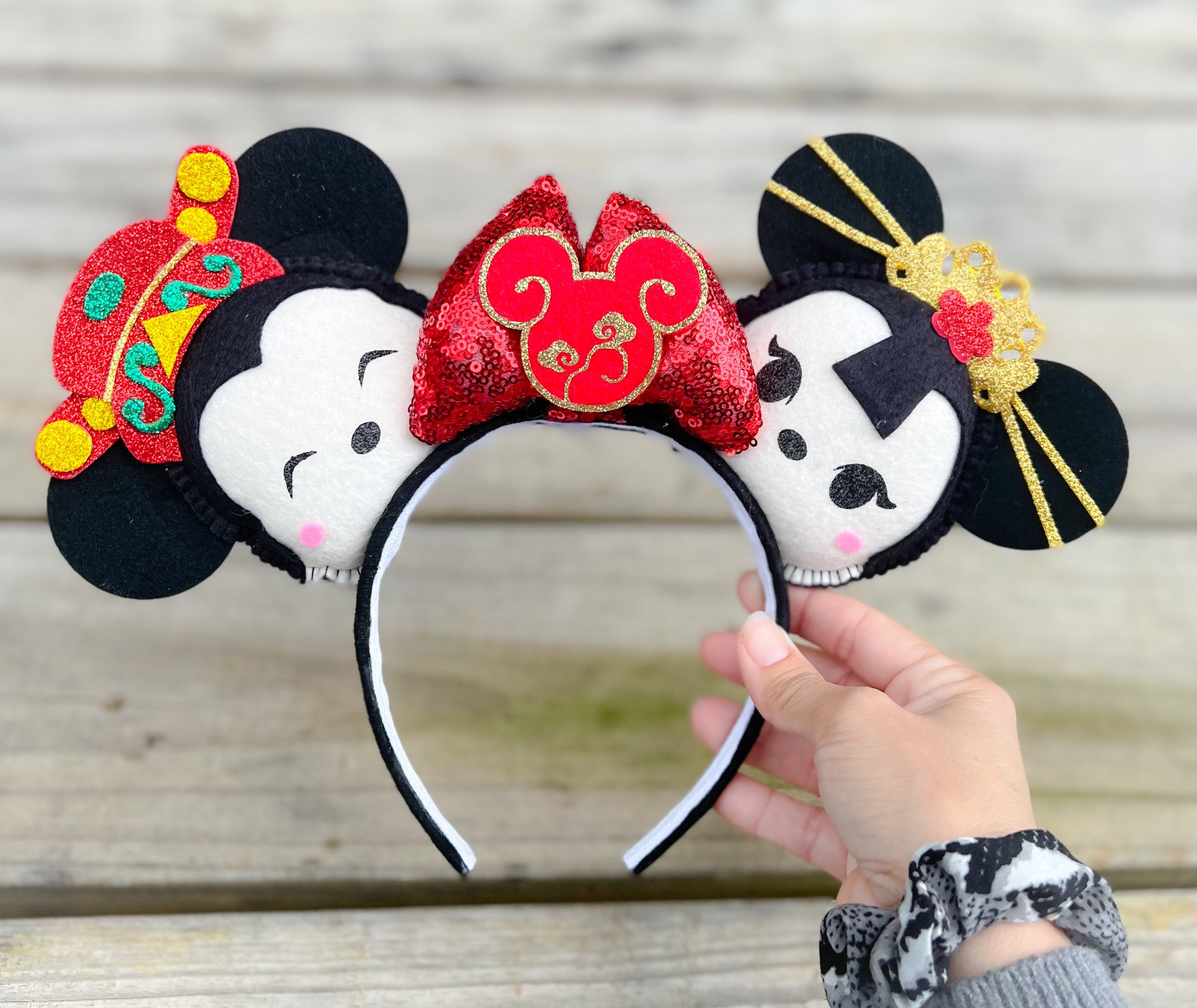 Chinese New Year Ears Mickey Ears Chinese Lunar New Year  display picture 3