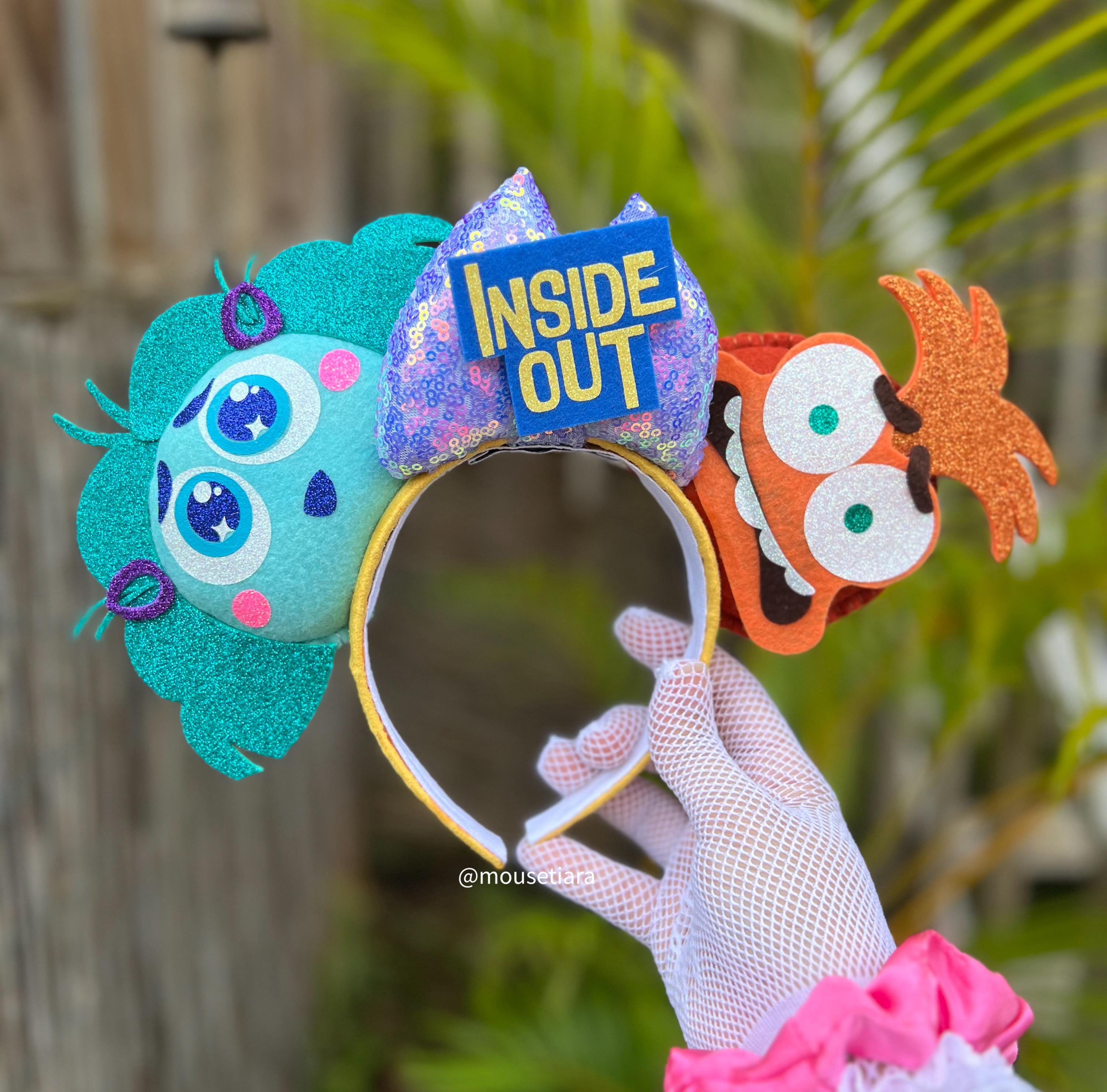 Inside Out Envy Mickey Ears | Anxiety | Core Memory Headband 