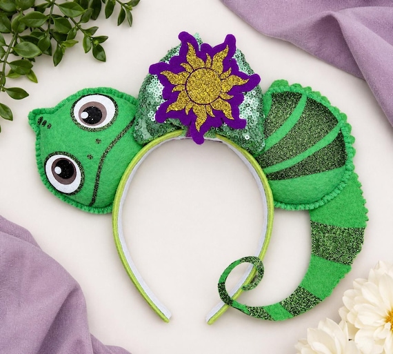 Mickey Ears Tangled Pascal the Chameleon Inspired Mickey  display picture 2