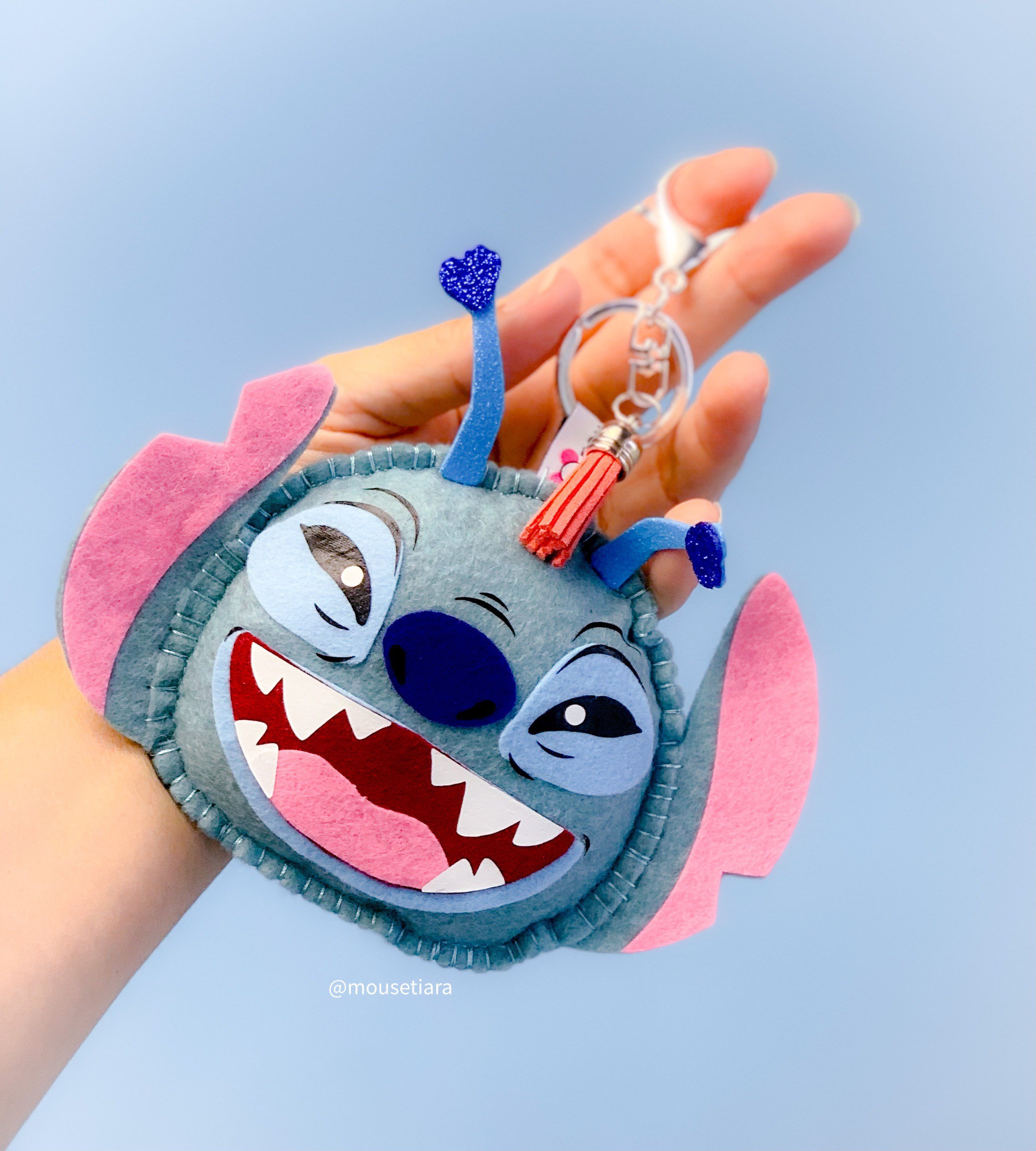 Disney Keychain Lilo and Stitch Hand Made Experiment 626 Stitch Keychain  for Backpack Disney Ornament Fall Holiday Christmas Disney Gift -   Denmark
