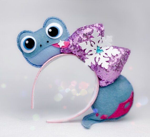 Mickey Ears Frozen 2 Bruni The Salamander Inspired Mickey Etsy