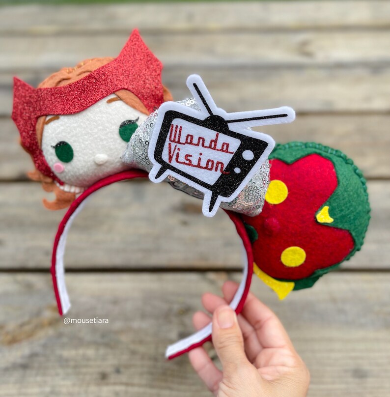 Wandavision Ears Wanda Maximoff Scarlet Witch Vision Etsy