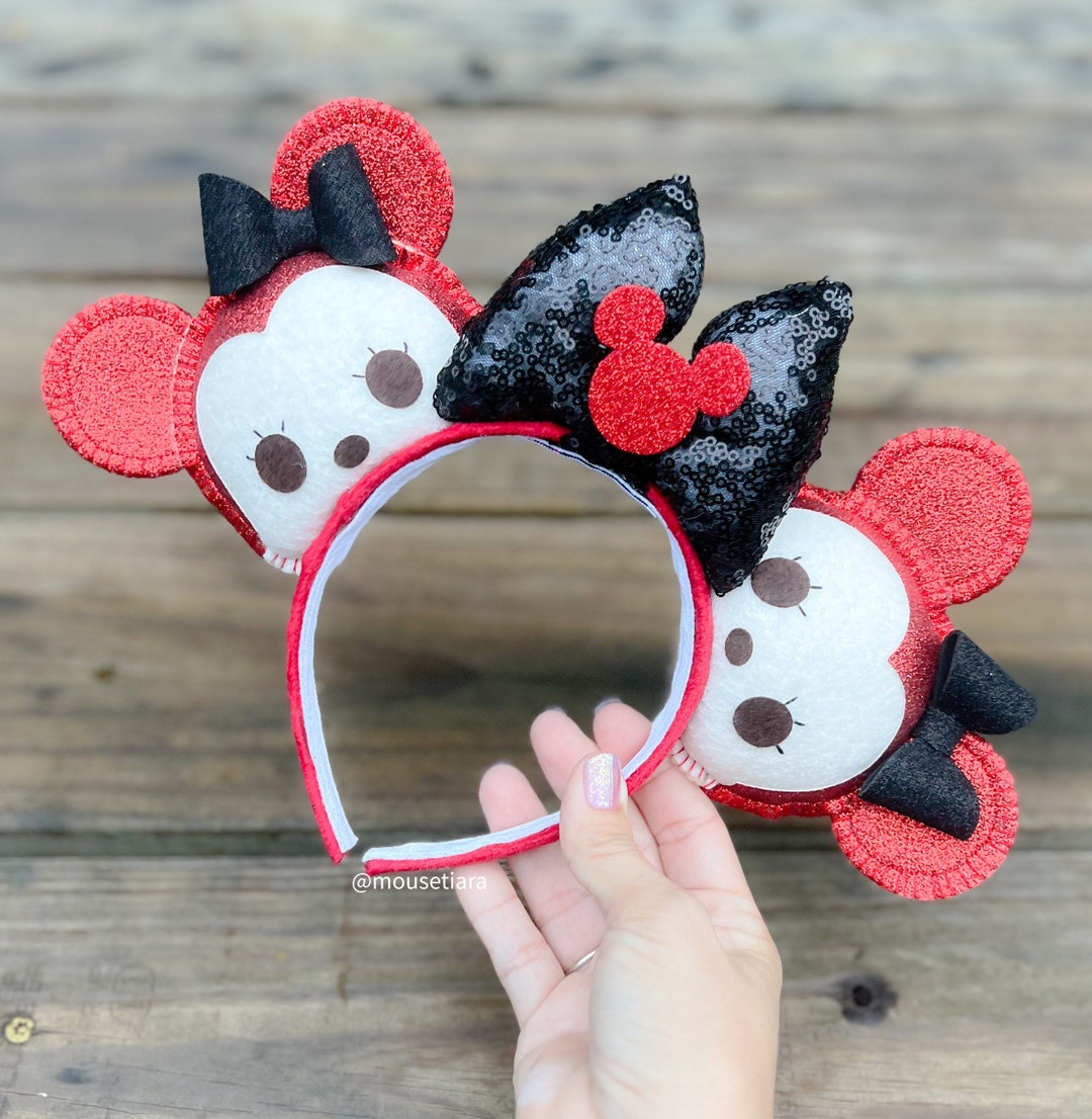Disney Ears Christmas Mickey Ears Minnie Mouse Ears Headband Glitter