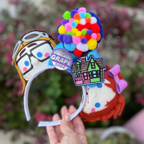 Mickey Ears Pixar up With House Balloons Mickey Mouse Ears  display picture 1