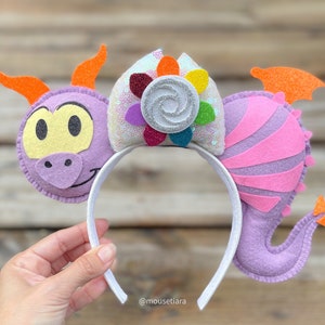 Disney Ohren Mickey Ohren | Figment Epcot Ohren | Phantasie | Raumschiff Erde | Mickey Mouse Ohren Stirnband | Festival der Künste Epcot
