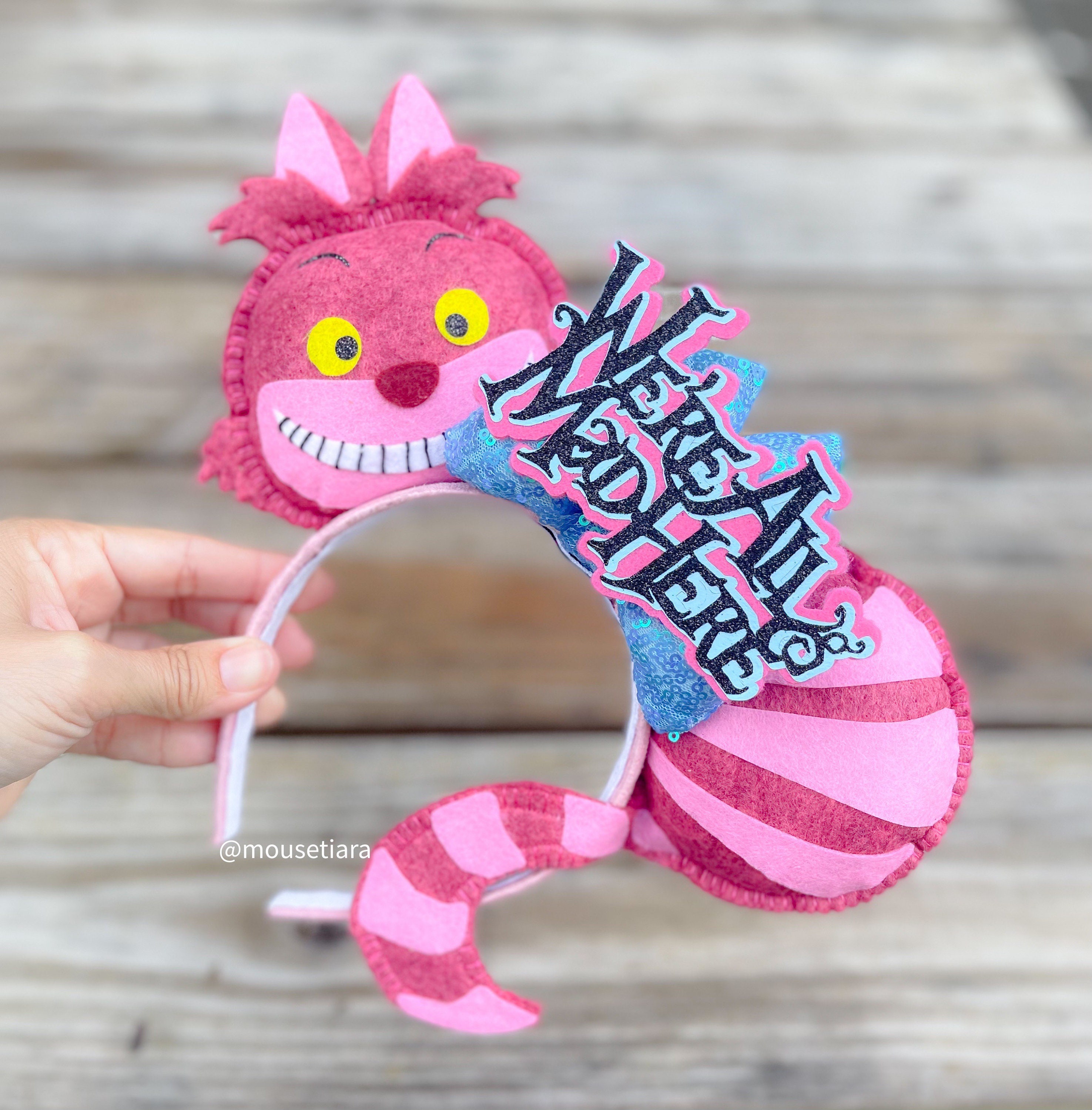 Mickey Ears Alice in Wonderland Cheshire Cat Ears Headband 