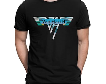 T-shirt avec logo Van Halen, tailles de t-shirt pour hommes et femmes