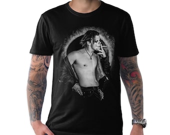 Yungblud Smoke T-Shirt, Herren- und Damengrößen T-Shirt (YNG-212579)