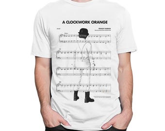 Camiseta de La Naranja Mecánica, Sinfonía n.º 9 de Beethoven, tallas para hombre y mujer.