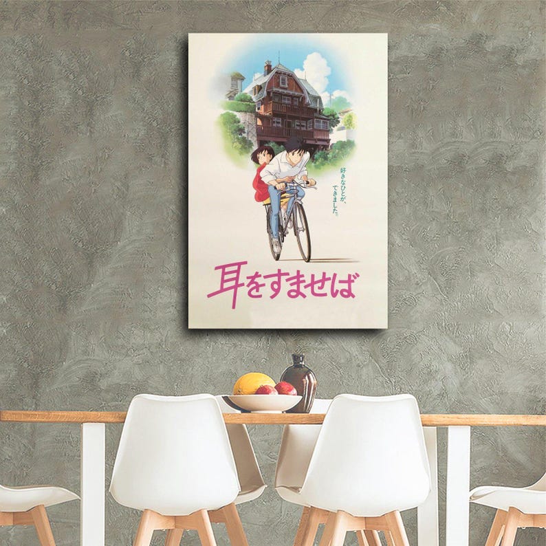 Whisper of The Heart Movie Canvas Print: Studio Ghibli Wall Art Poster image 4