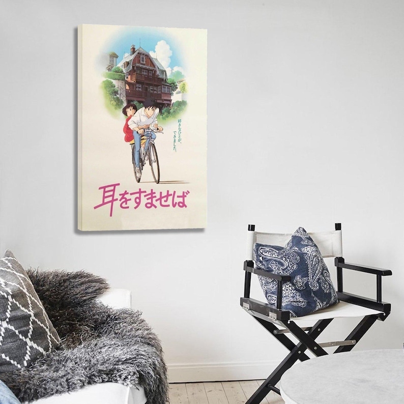Whisper of The Heart Movie Canvas Print: Studio Ghibli Wall Art Poster image 6
