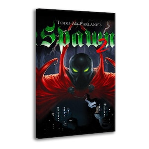 Todd McFarlane's Spawn Painting On Canvas Wall Art Poster Picture Print Living Room Walls Decor