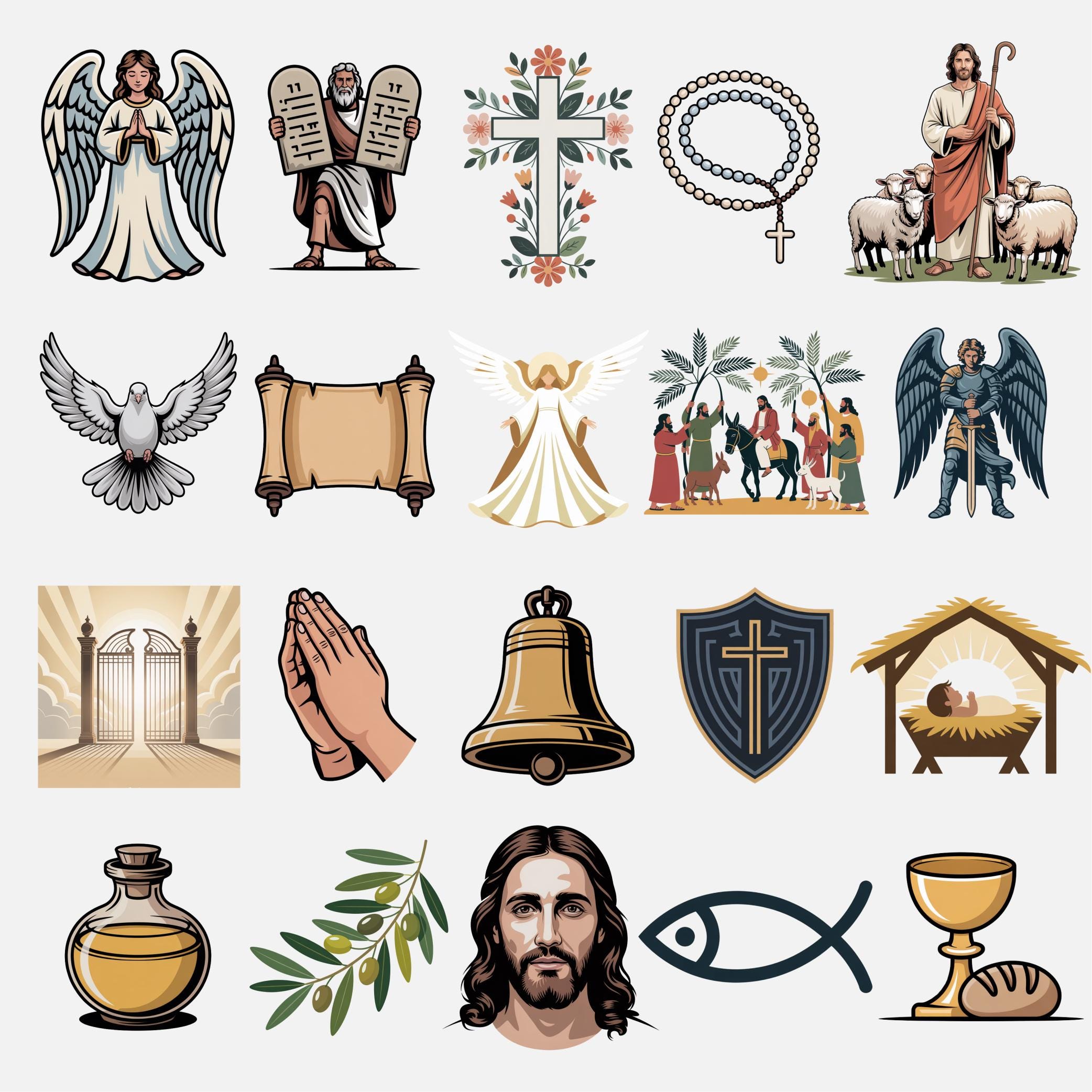 80 Bible Themed Christian PNG Clipart Bundle - Etsy Australia
