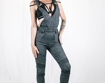 Badass slim stretch jeans overall!!! Apocalyptic style!! Best style ever!! Slim cut!! Chic and Punk !!  MUST TO HAVE!!!