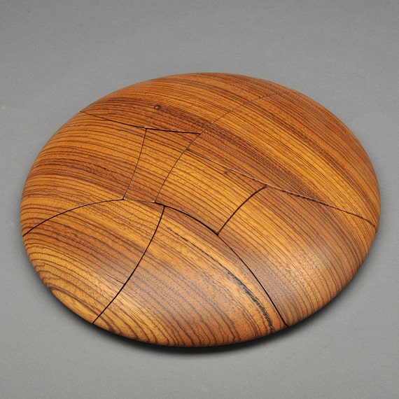 Vintage Handmade Wooden Puzzle Etsy