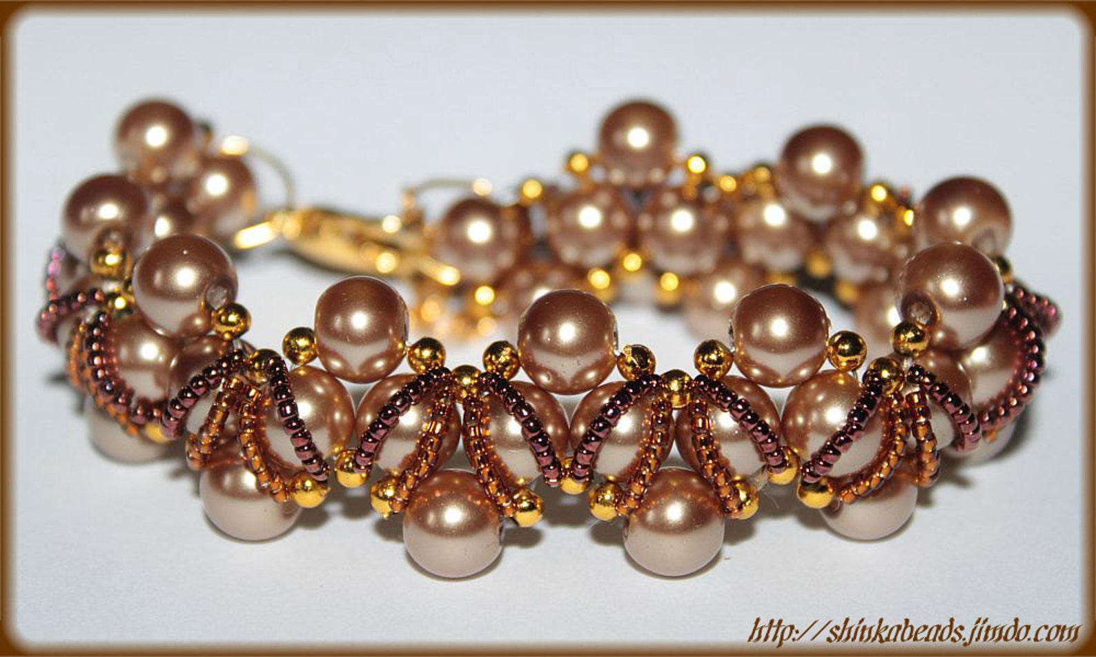 Royal Pearl Beading Pattern PDF Bracelet or Necklace Beading Etsy