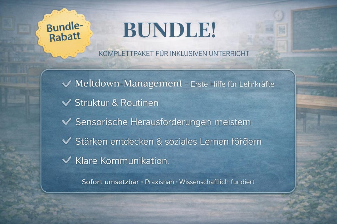 Autism Complete Package Teacher Bundle - 5 Guides for Inclusive Primary ...
