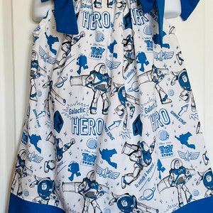 Disney Dress - Toy Story Dress - Buzz Lightyear Dress - Buzz Birthday Dress - Disney Pillowcase Dress - Gift For Girls - Party Dress