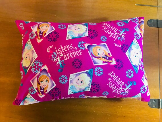 Disney Frozen Pillowcase Travel Nap Pillow Cover Elsa Throw Pillow Cover Disney Home Bedroom Decor Toddler Size Pillow Cover Disney Frozen