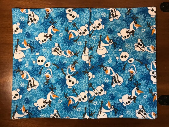 Disney Travel Pillow Case Frozen Olaf Travel Pillowcase Olaf Etsy