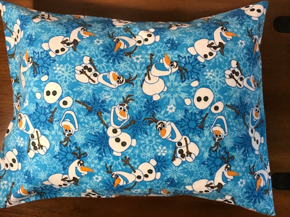 Disney Travel Pillow Case Frozen Olaf Travel Pillowcase Olaf Etsy