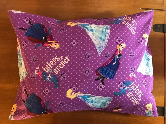 Disney Travel Size Pillow Case Frozen Throw Pillow Cover Disney Home Decor Toddler Size Pillow Cover Disney Frozen Bedroom Decor