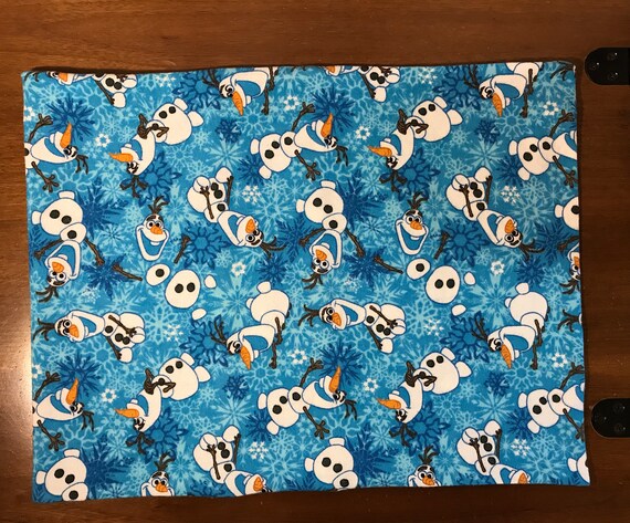 Disney Travel Pillow Case Frozen Olaf Travel Pillowcase Olaf Etsy