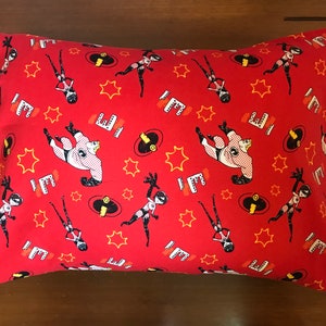 Disney Incredibles PIllowcase - Nap Pillow Cover - Incredibles Throw Pillow Cover Disney Home Decor - Disney Pillowcase - Car Pillow