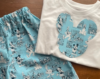 Mickey Mouse Shorts - Donald Duck Shirt - Disney Shirt - Fab Four