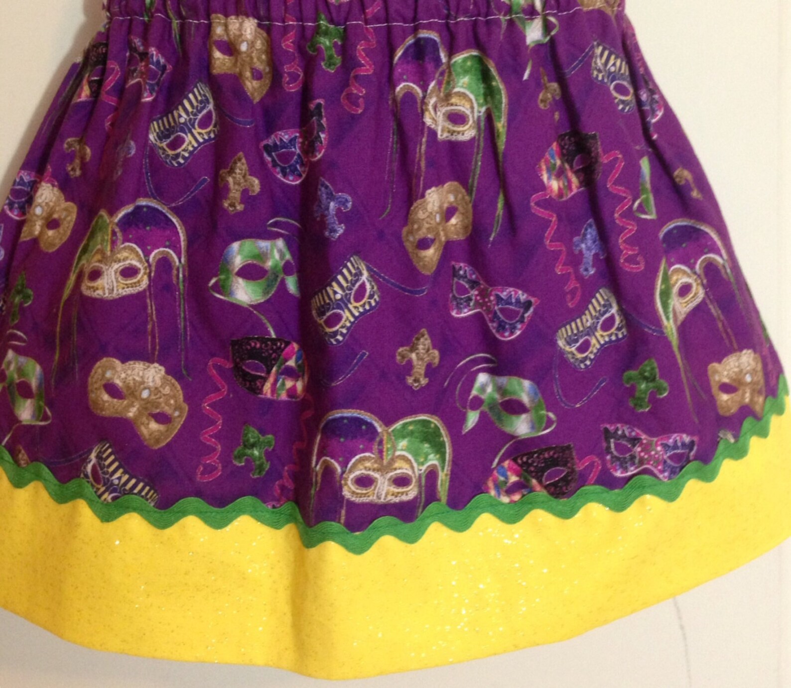 mardi gras skirt toddler