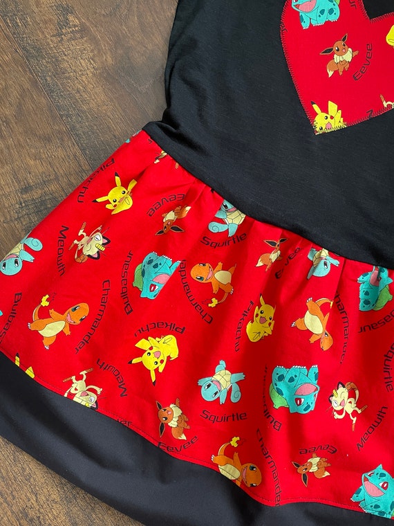 pokemon birthday dress Pokemon dress-pokemon tutu dress- pokemon costume- pikachu tutu-pikachu  costume-pokemon