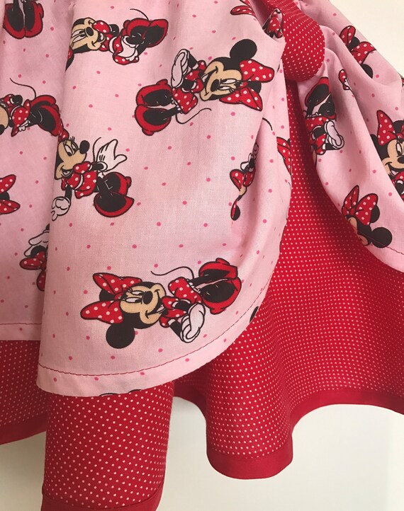 Minnie Mouse Girls Skirt Twirl Minnie Party Skirt Mickey | Etsy