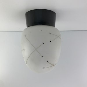 Mid-century Hand Painted Flush Mount | Wall Light | Sconce | Ceiling Light no. 78