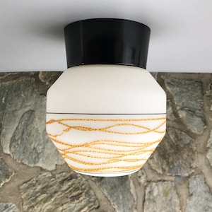Mid-century Hand Painted Flush Mount | Wall Light | Sconce | Ceiling Light no.30