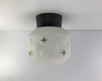 Mid-century Hand Painted Flush Mount | Wall Light | Sconce | Ceiling Light No. 76