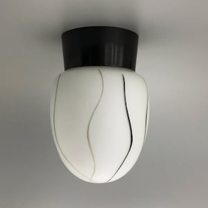 Mid-century Hand Painted Flush Mount | Wall Light | Sconce | Ceiling Light no. 49