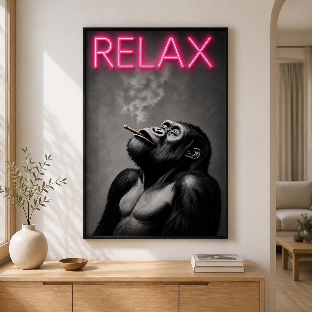 Gorilla Poster - Etsy