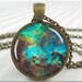 Nebula Space Pendant Necklace, Resin Jewelry Charm, Hubble Space Nebula Jewelry, Heavenly Picture Pendant, Space Geek Gift 442RB