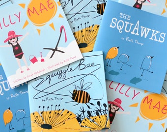 Picture Book Bundle - 3 rhyming picture books - The Squawks, Lilly Mae and Squiggle Bee