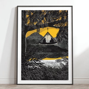 Room with a View Art Print: A4, A3, A2, A1