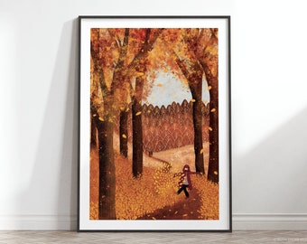 Autumn Art Print: A4, A3, A2, A1