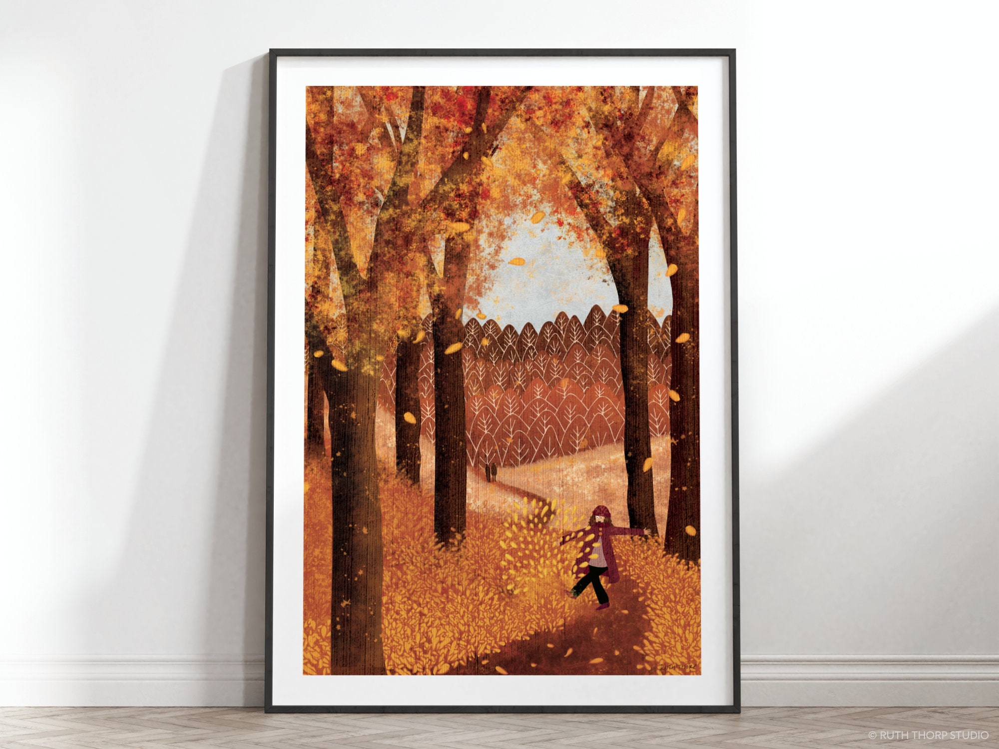 Autumn Art Print: A4, A3, A2, A1 - Etsy