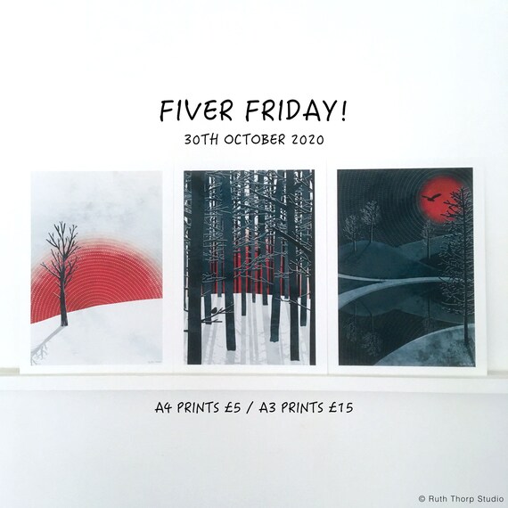 Fiver Friday Deal: Northern Sun Art Prints A4 A3